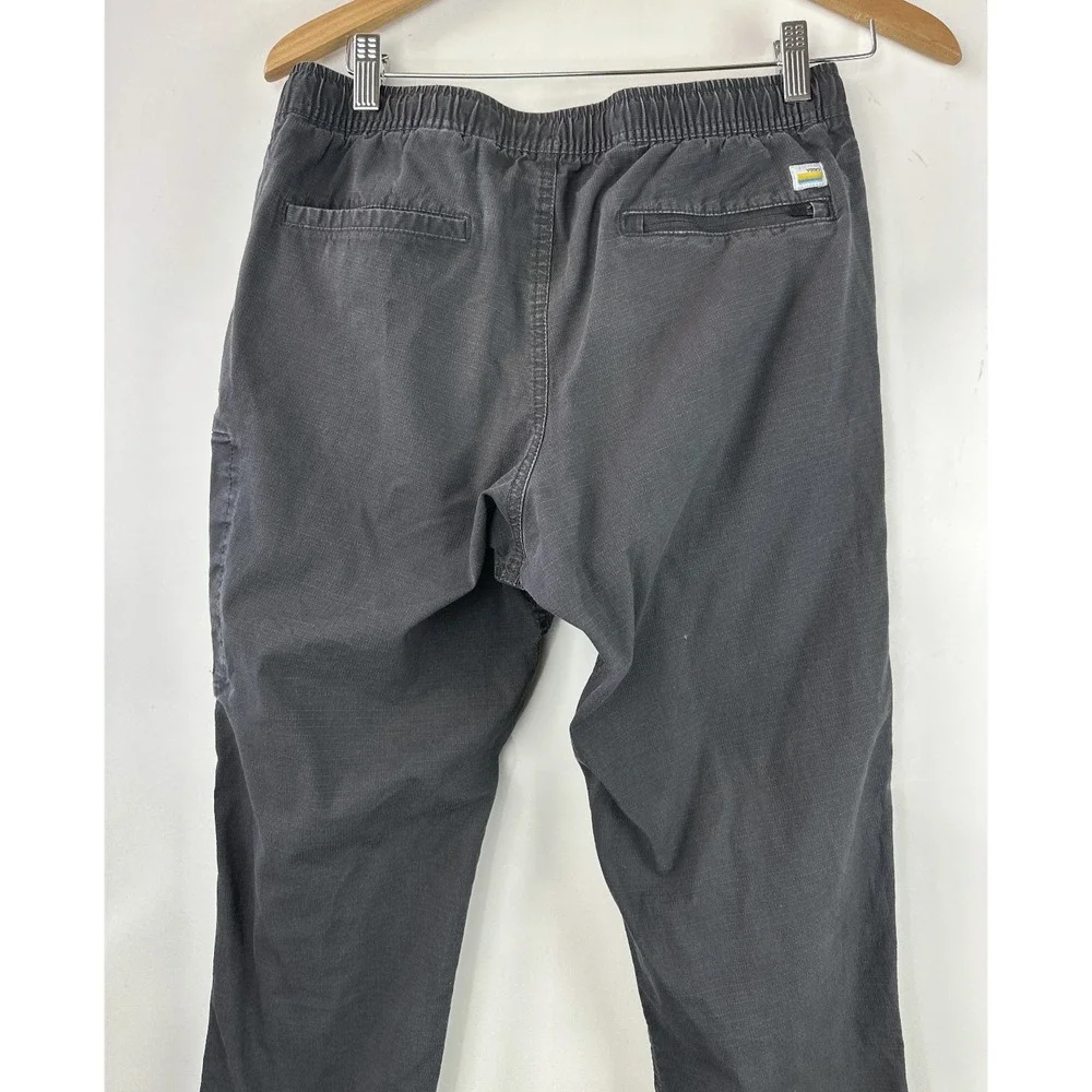 Vuori Ripstop Climber Pants Mens Medium Charcoal Grey Stretch Outdoor Trousers - Picture 11 of 13